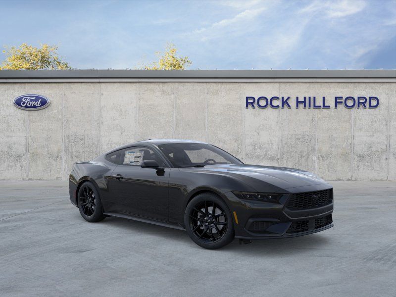 Shadow Black 2026 Ford Mustang EcoBoost Fastback RWD Coupe Rear-Wheel Drive Automatic