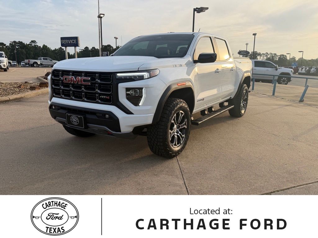 Summit White 2024 GMC Canyon Pickup Truck Four-Wheel Drive 8-Speed Automatic