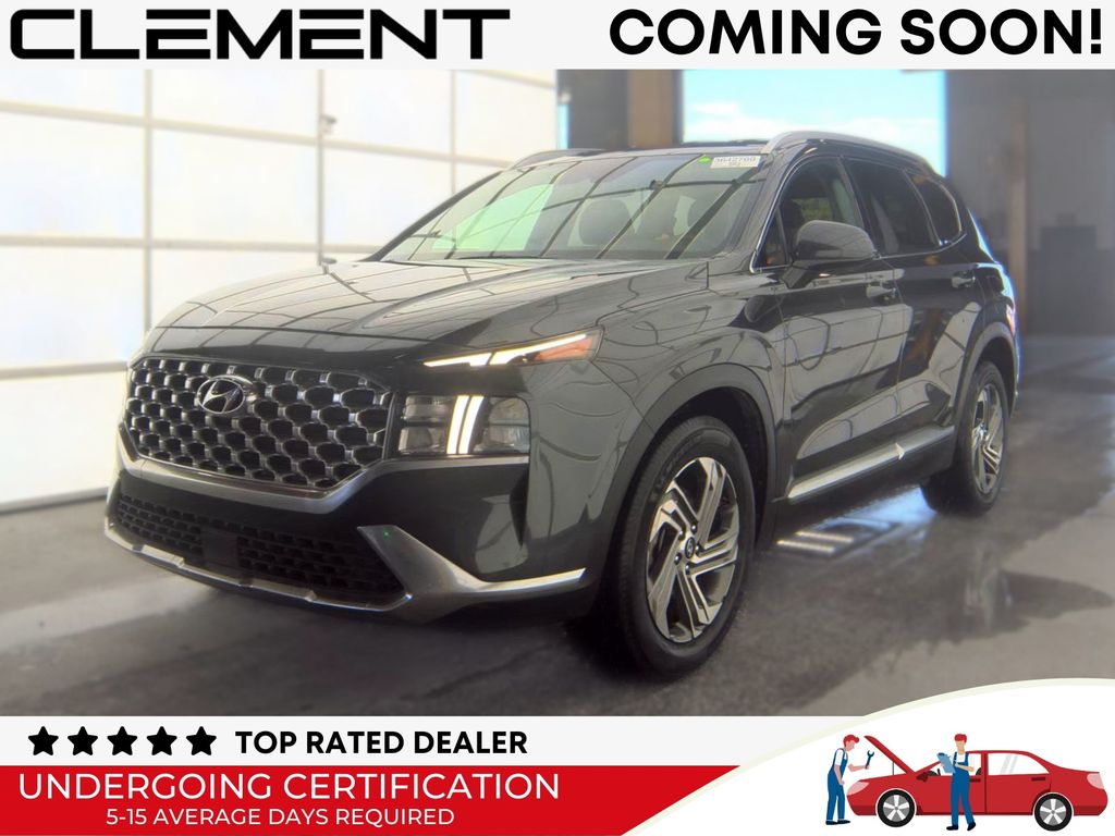 Portofino Gray 2021 Hyundai Santa Fe SUV / Crossover Front-Wheel Drive 8-Speed Automatic