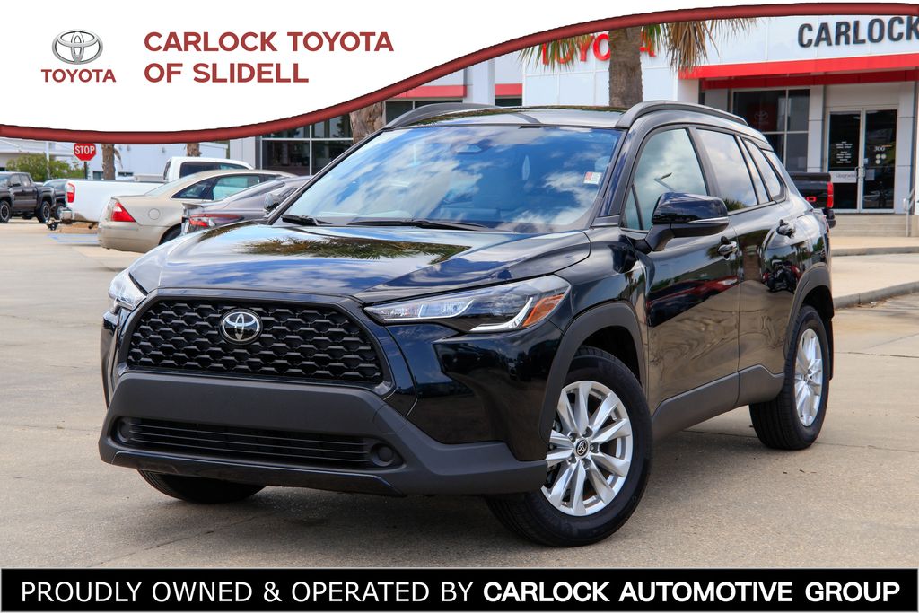 Jet Black 2025 Toyota Corolla Cross SUV / Crossover Front-Wheel Drive Continuously Variable Transmission