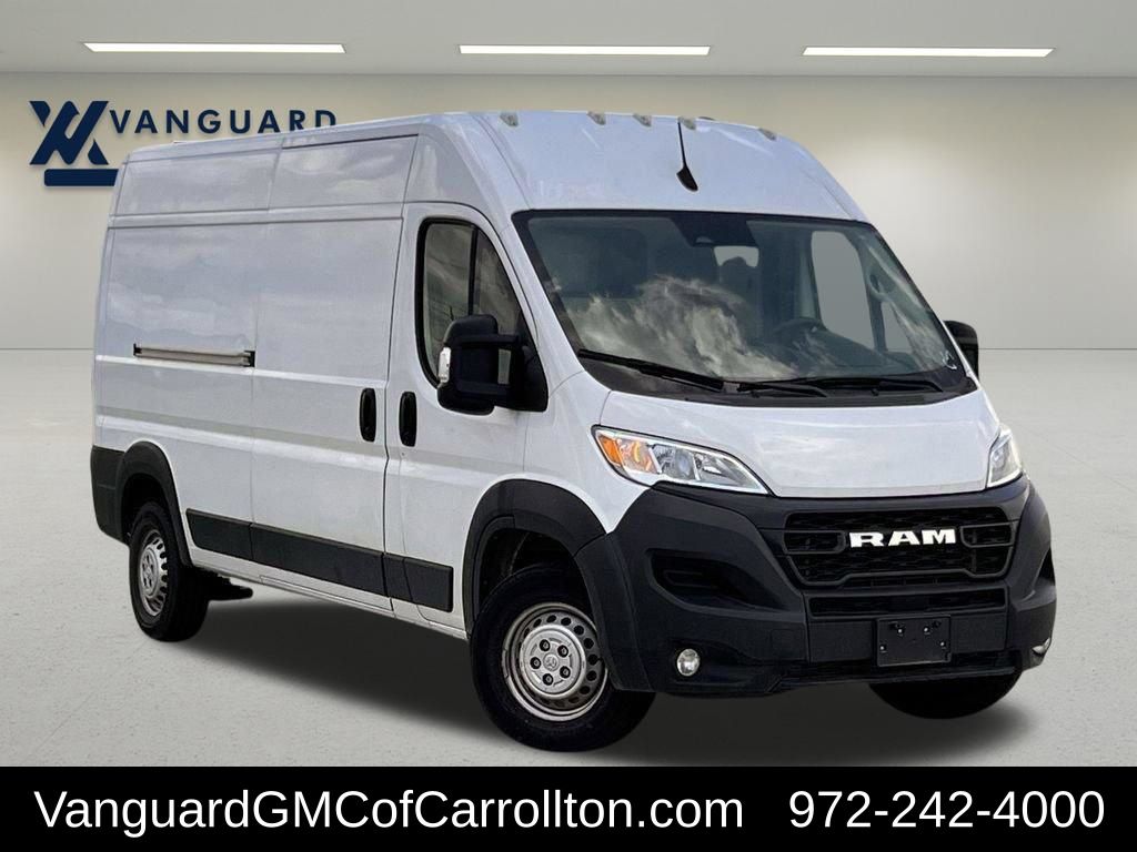 Bright White Clearcoat 2025 RAM ProMaster Van 9-Speed Automatic