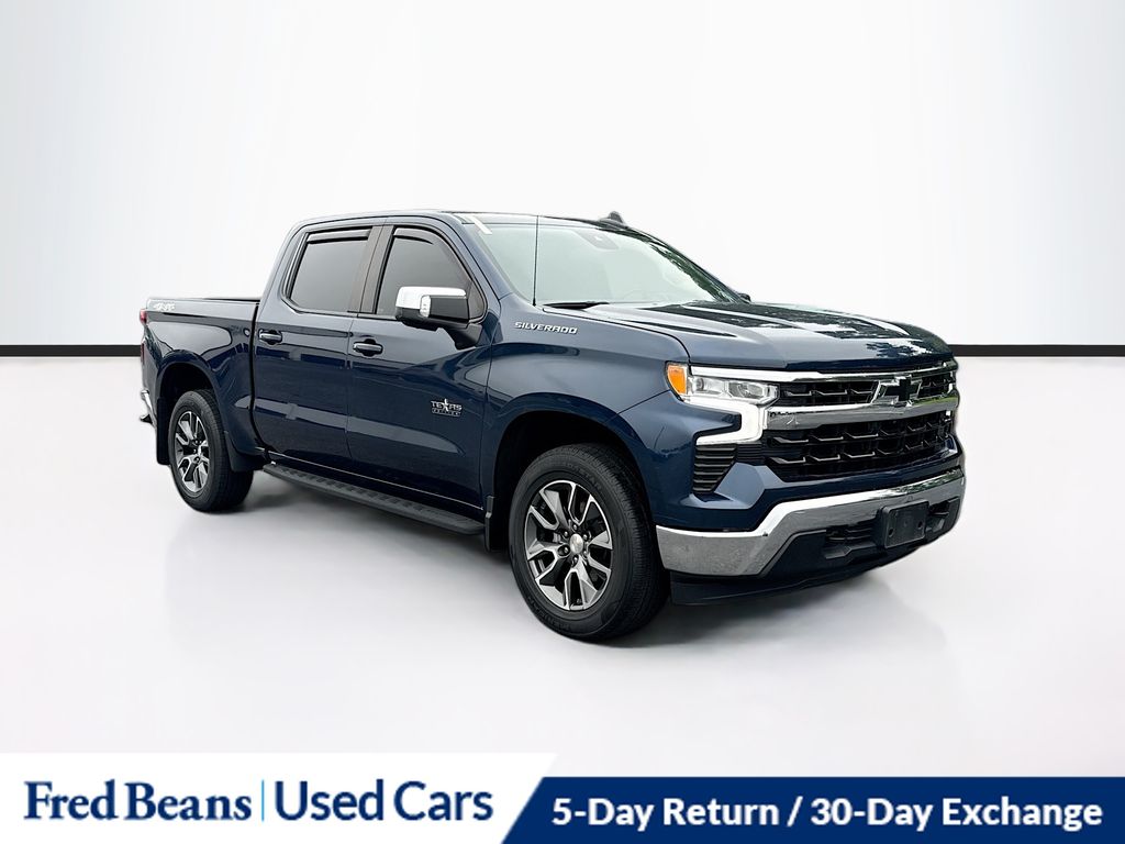 Northsky Blue Metallic 2023 Chevrolet Silverado 1500 Pickup Truck Four-Wheel Drive Automatic