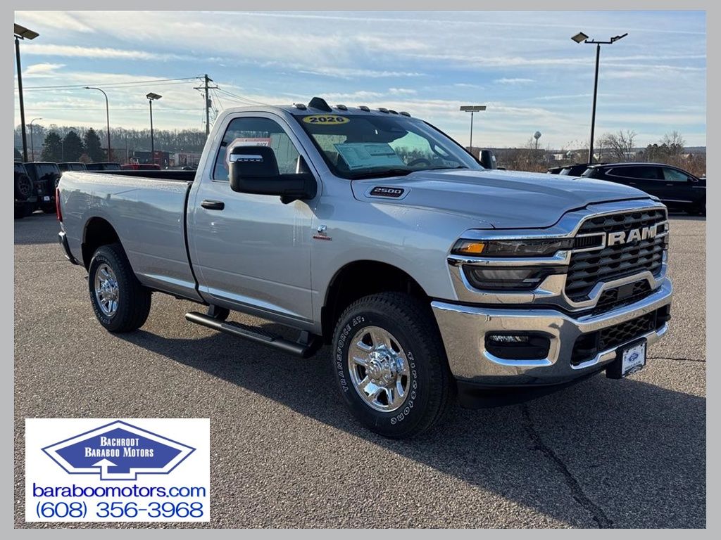 Silver Zynith 2026 RAM 2500 Tradesman LB 4WD Pickup Truck Four-Wheel Drive 8-Speed Automatic