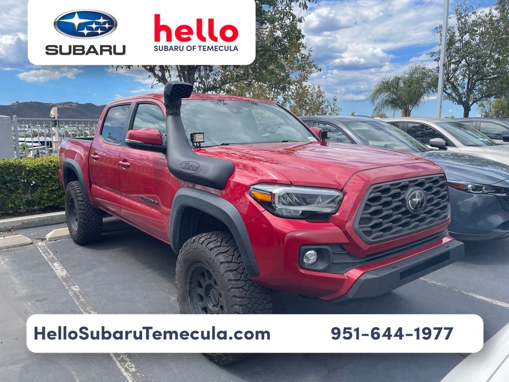 Barcelona Red Metallic 2021 Toyota Tacoma Pickup Truck Four-Wheel Drive 6-Speed Automatic