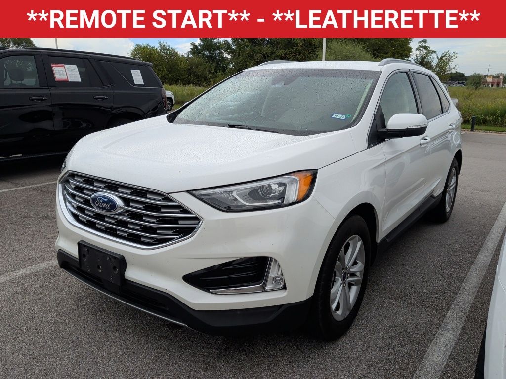 2020 Ford Edge SEL White at DeMontrond Ford
