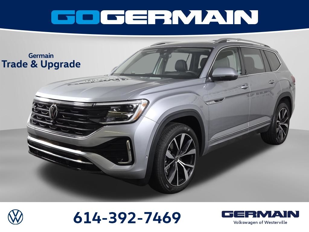 Silver Mist Metallic 2025 Volkswagen Atlas SEL Premium R-Line 4Motion SUV / Crossover All-Wheel Drive 8-Speed Automatic
