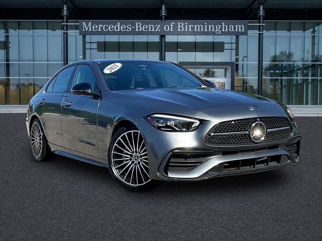 MANUFAKTUR Alpine Gray 2025 Mercedes-Benz C-Class Sedan Rear-Wheel Drive 9-Speed Automatic