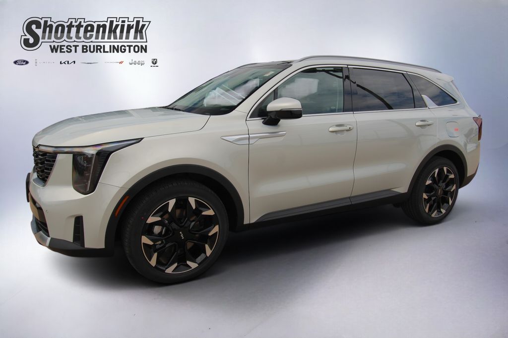 White (Ivory Silver) 2026 Kia Sorento EX FWD SUV / Crossover Front-Wheel Drive 8-Speed Dual Clutch