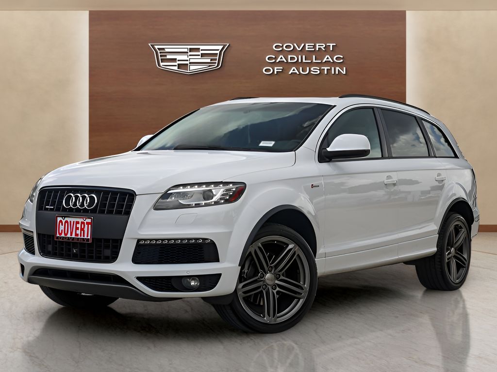 Carrara White 2014 Audi Q7 3.0T quattro S-Line Prestige SUV / Crossover All-Wheel Drive 8-Speed Automatic