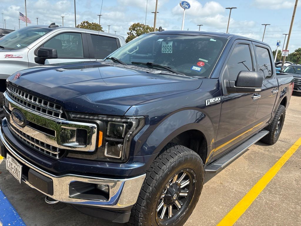 Blue Jeans Metallic 2019 Ford F-150 Pickup Truck Four-Wheel Drive Automatic