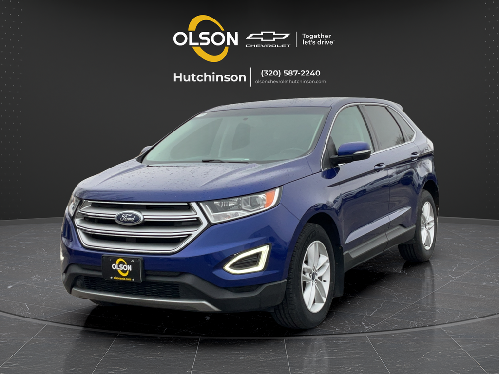 Blue Metallic 2015 Ford Edge SEL AWD SUV / Crossover All-Wheel Drive 6-Speed Automatic