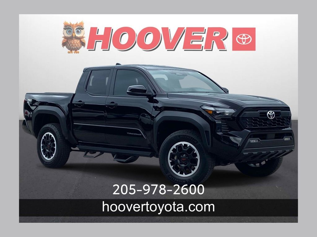 Black 2024 Toyota Tacoma Pickup Truck Four-Wheel Drive 8-Speed Automatic