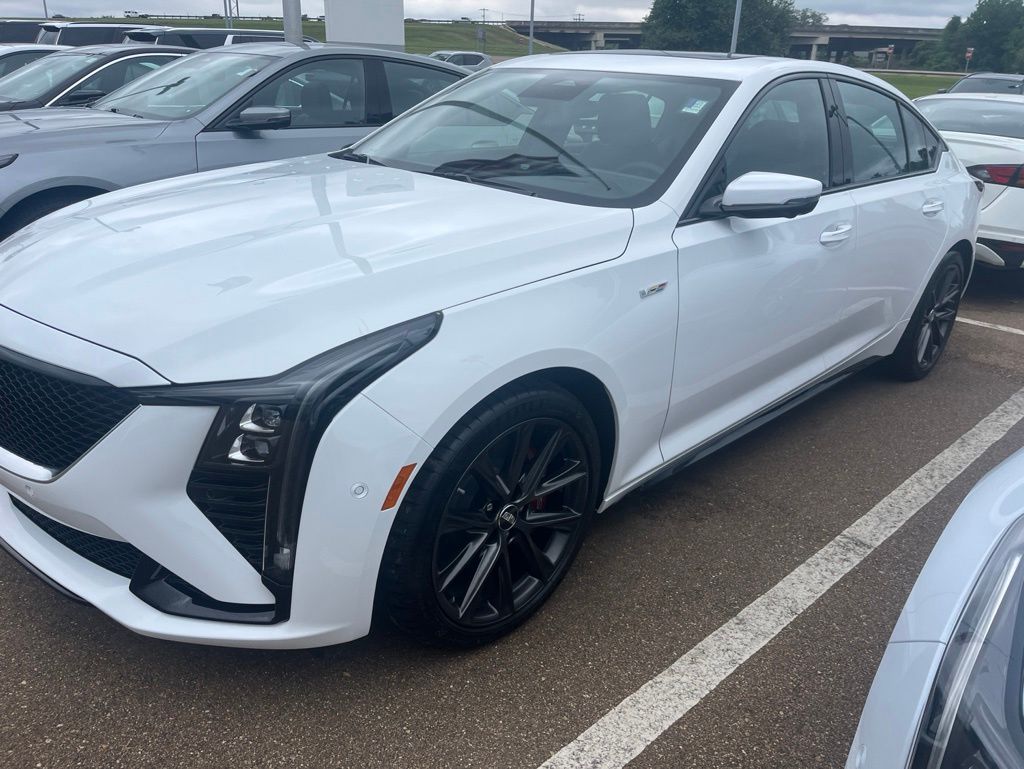 Summit White 2025 Cadillac CT5 V-Series RWD Sedan Rear-Wheel Drive Automatic