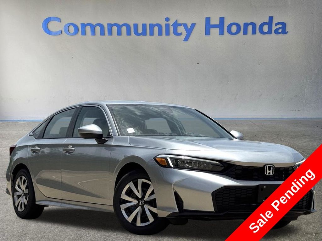 2026 Honda Civic LX Silver at DeMontrond Ford