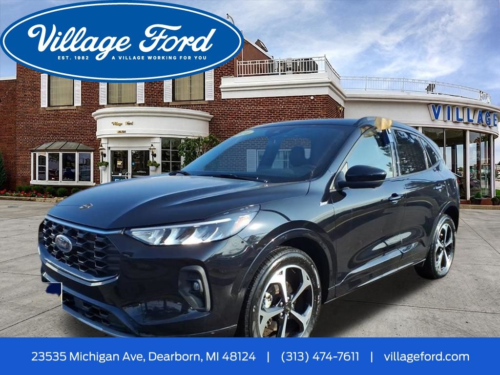 Agate Black Metallic 2024 Ford Escape ST-Line Select AWD SUV / Crossover All-Wheel Drive 8-Speed Automatic