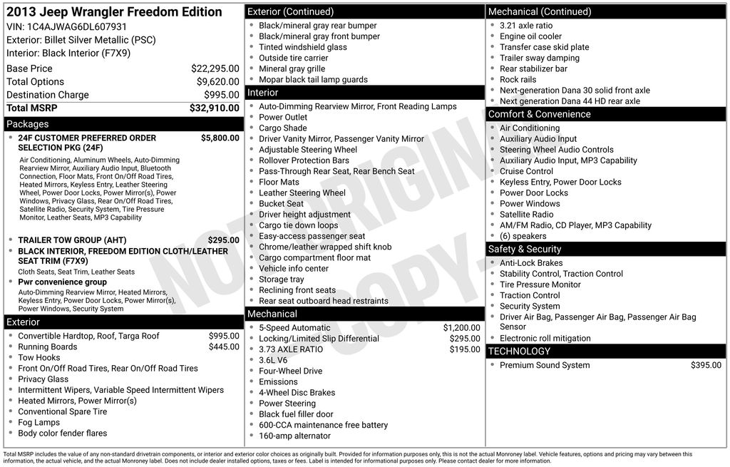 used 2013 Jeep Wrangler car, priced at $13,395