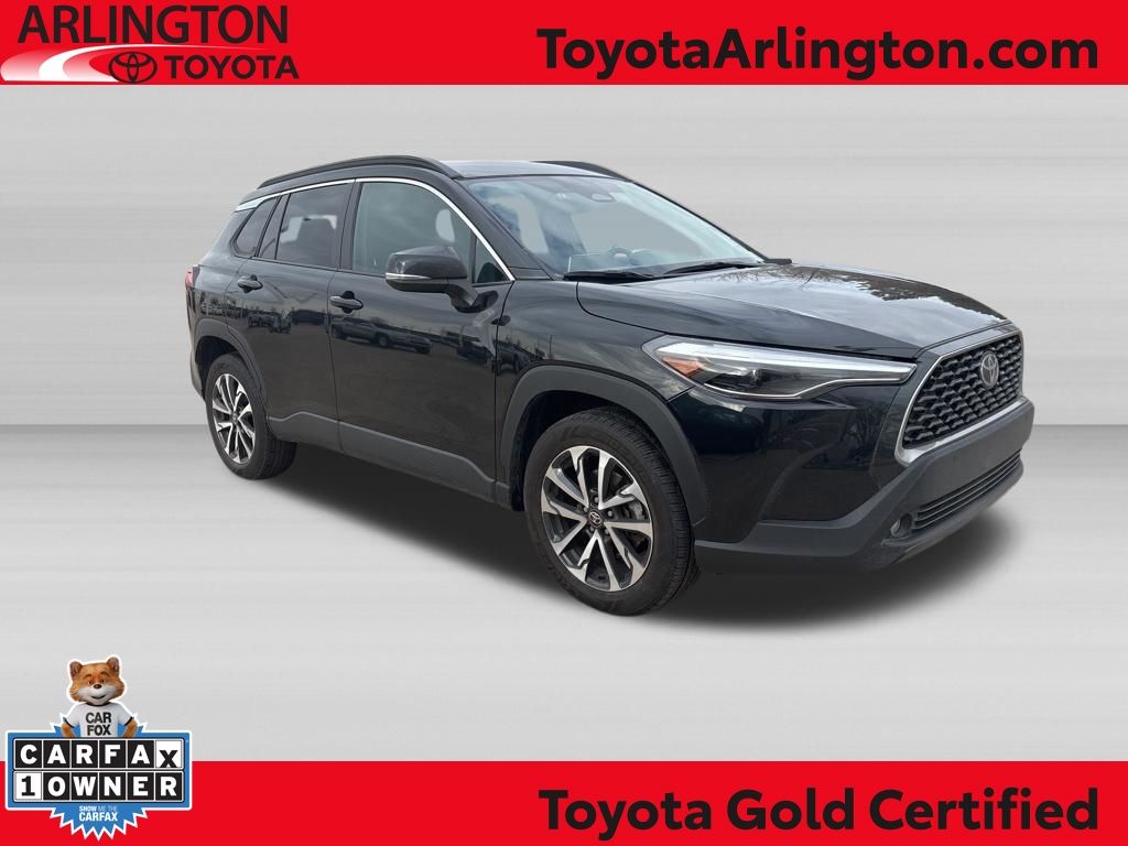 Jet Black 2025 Toyota Corolla Cross XLE AWD SUV / Crossover All-Wheel Drive Continuously Variable Transmission