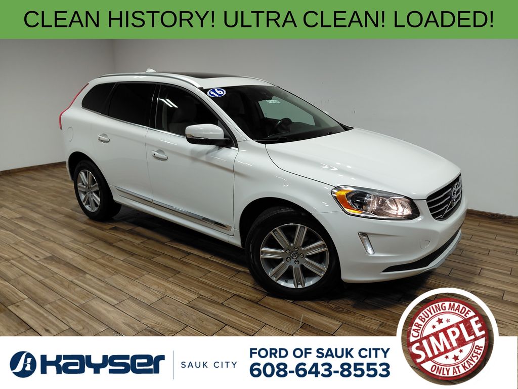 Crystal White Pearl 2016 Volvo XC60 T6 Drive-E AWD SUV / Crossover All-Wheel Drive Automatic