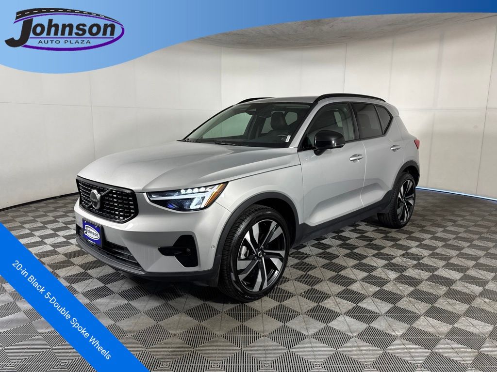 Silver Dawn Metallic 2025 Volvo XC40 SUV / Crossover All-Wheel Drive Automatic