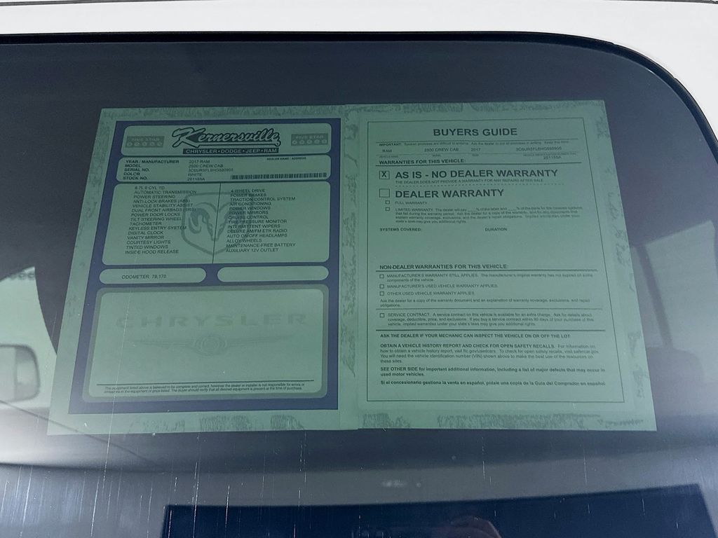 Used 2017 White Ram Laramie image 38