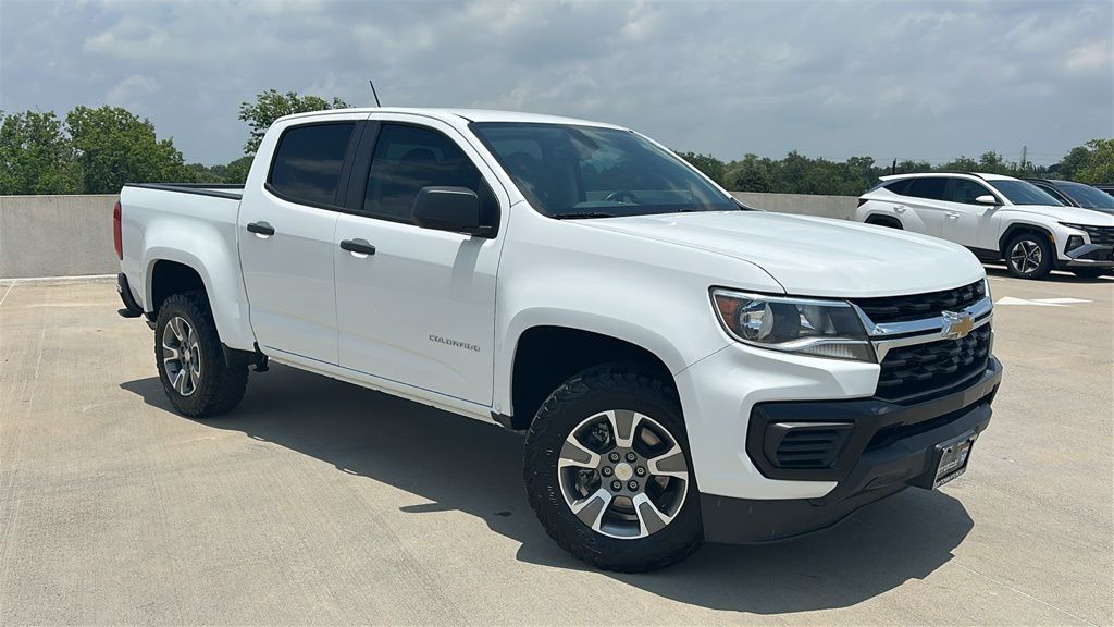 2021 Chevrolet Colorado Work Truck White at AutoSavvy Houston Southwest