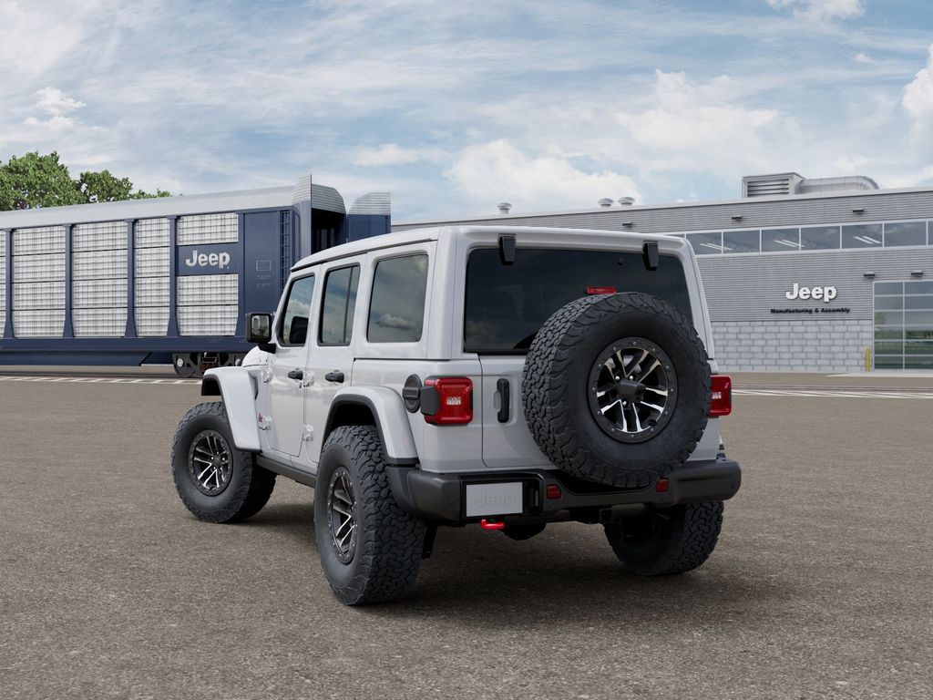 New 2026 Bright White Clearcoat Jeep Rubicon X image 3