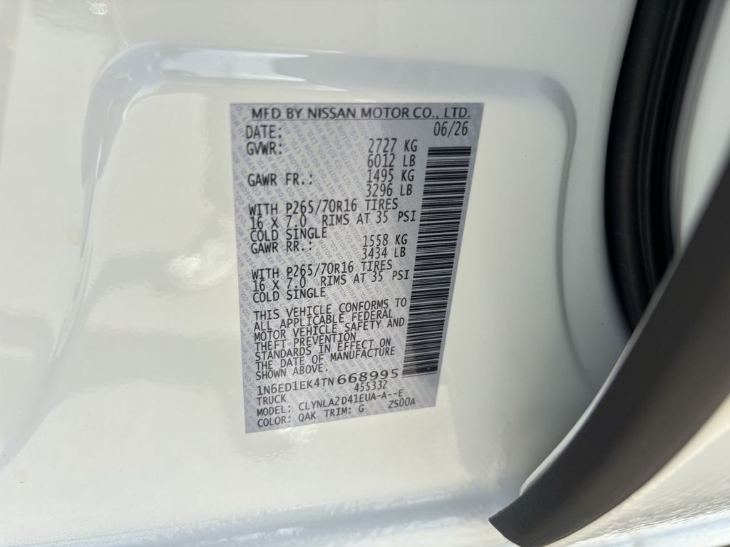 New 2026 Nissan Frontier Truck