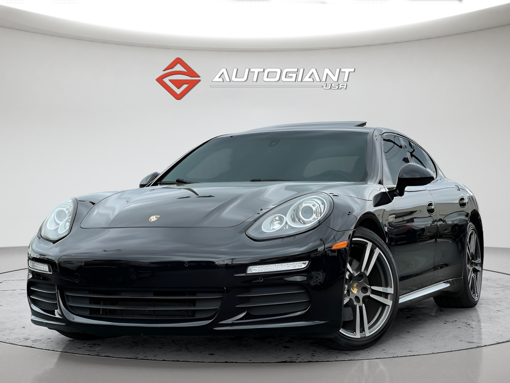 Black 2016 Porsche Panamera 4 Sedan All-Wheel Drive 7-Speed Automatic