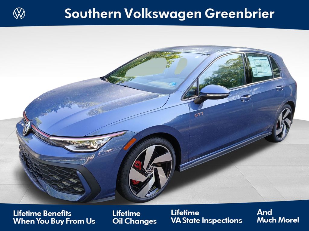 Slate Blue 2026 Volkswagen Golf GTI Hatchback Front-Wheel Drive 7-Speed Dual Clutch