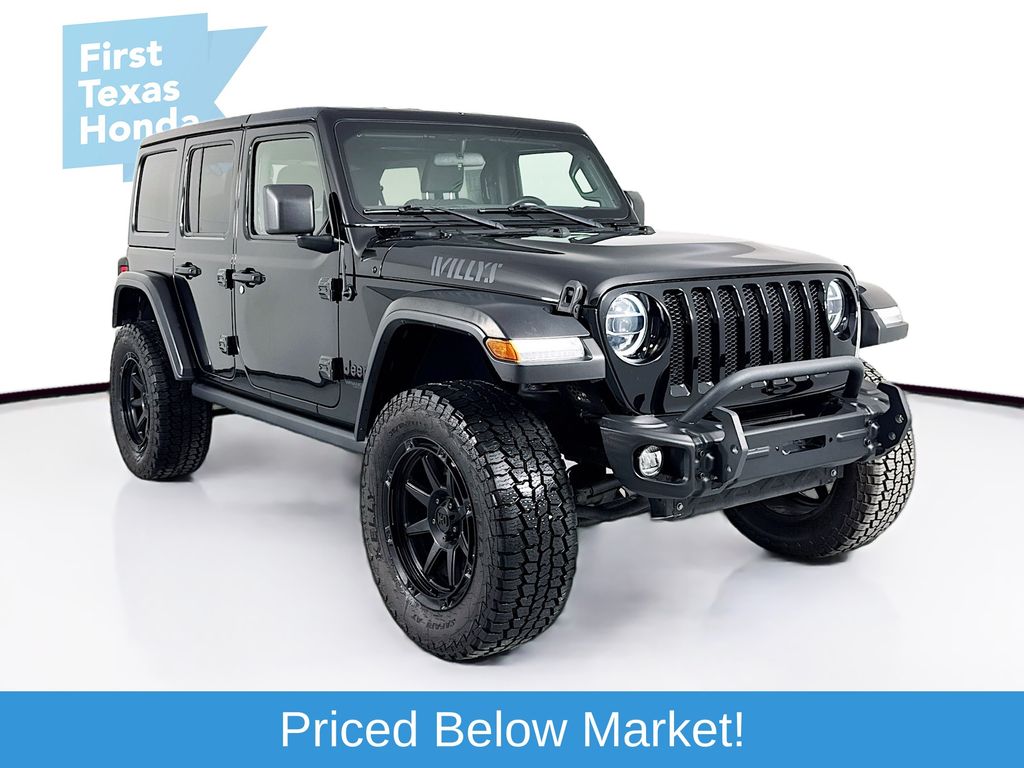 Used Car 2021 Jeep Wrangler  Unlimited Willys For Sale Under $25,000 In Austin, Texas