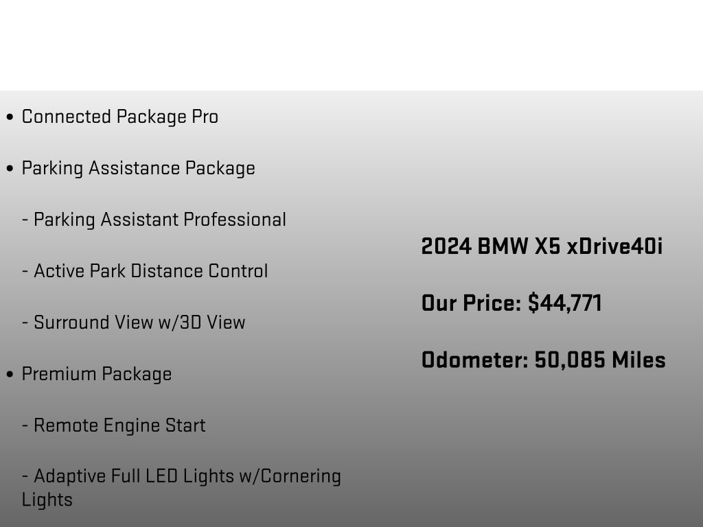 2024 BMW X5 xDrive40i - 5