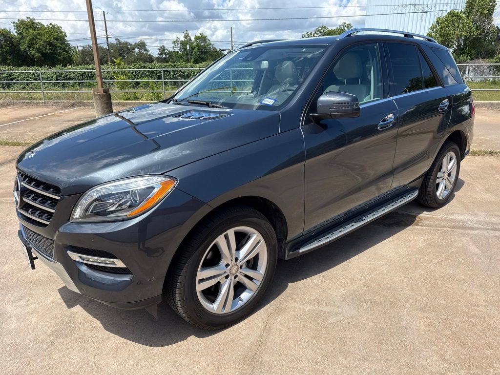 Steel Gray Metallic 2014 Mercedes-Benz M-Class ML 350 4MATIC SUV / Crossover All-Wheel Drive 7-Speed Automatic