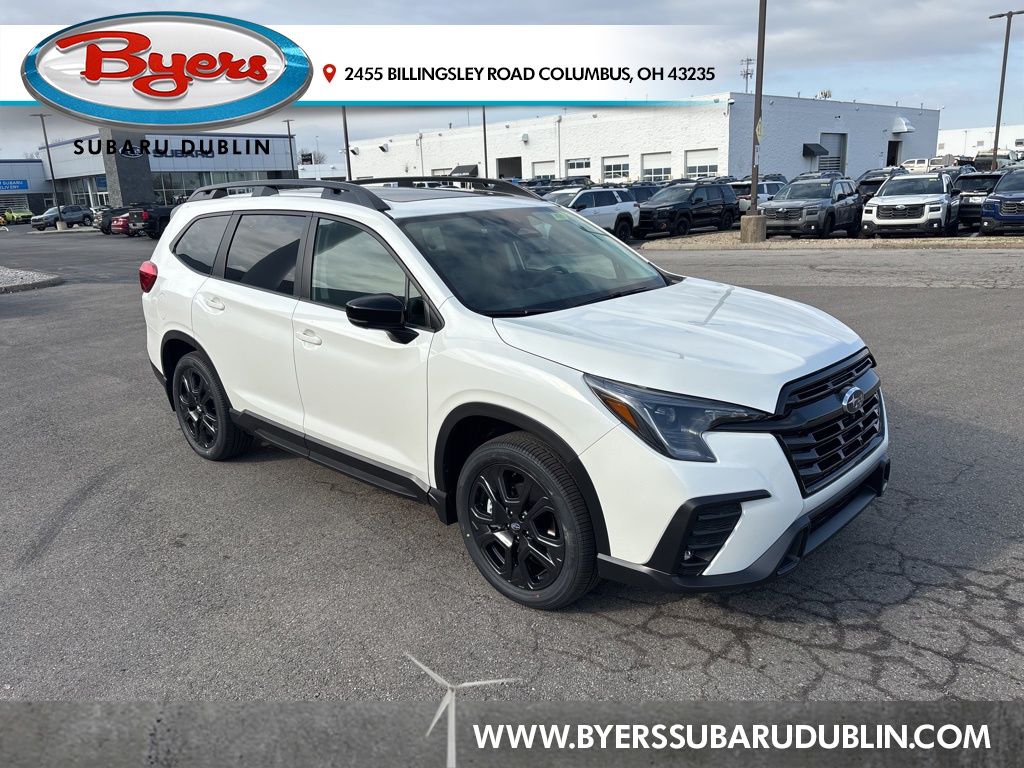 Crystal White Pearl 2026 Subaru Ascent Onyx Edition AWD SUV / Crossover All-Wheel Drive Continuously Variable Transmission