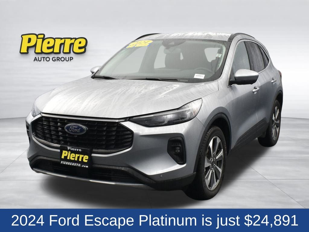 Silver 2024 Ford Escape Platinum AWD SUV / Crossover All-Wheel Drive 8-Speed Automatic