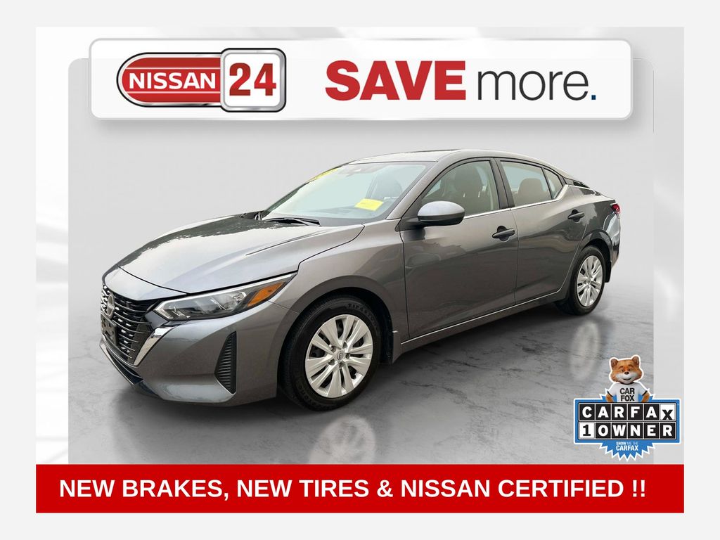 Gray (Gun Metallic) 2025 Nissan Sentra Sedan Front-Wheel Drive Continuously Variable Transmission
