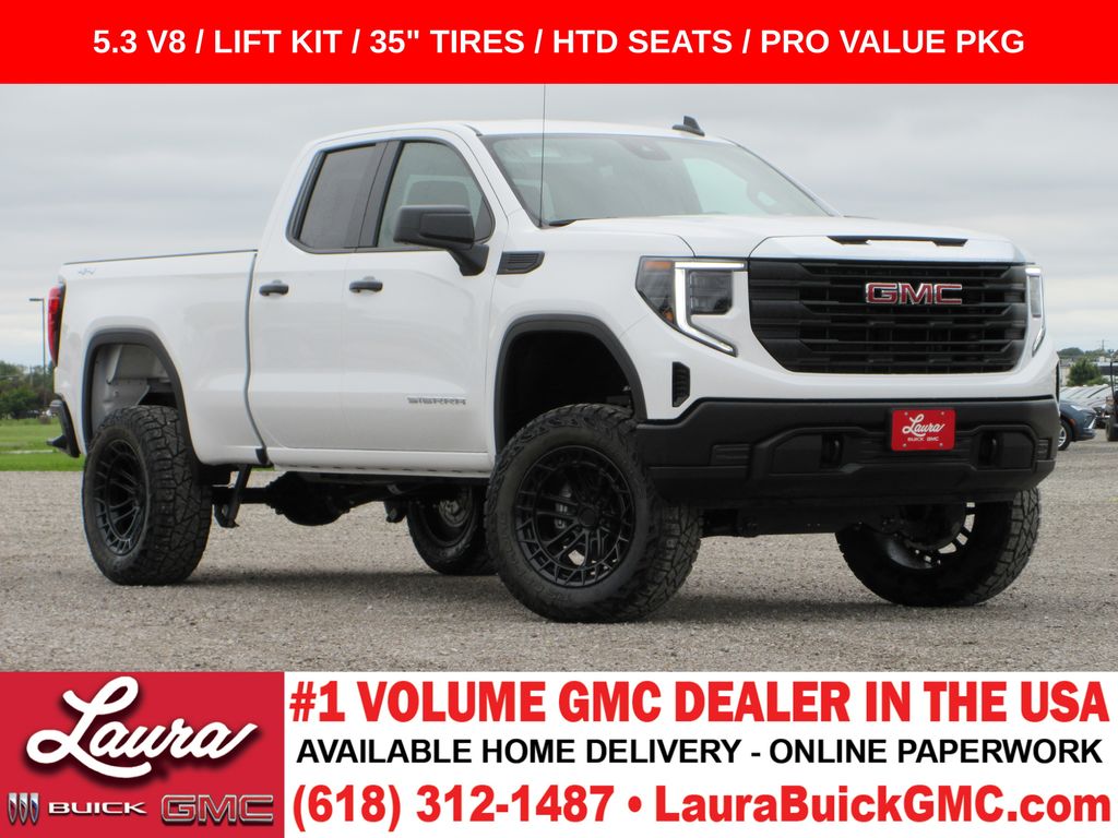 Summit White 2026 GMC Sierra 1500 Pickup Truck Four-Wheel Drive Automatic