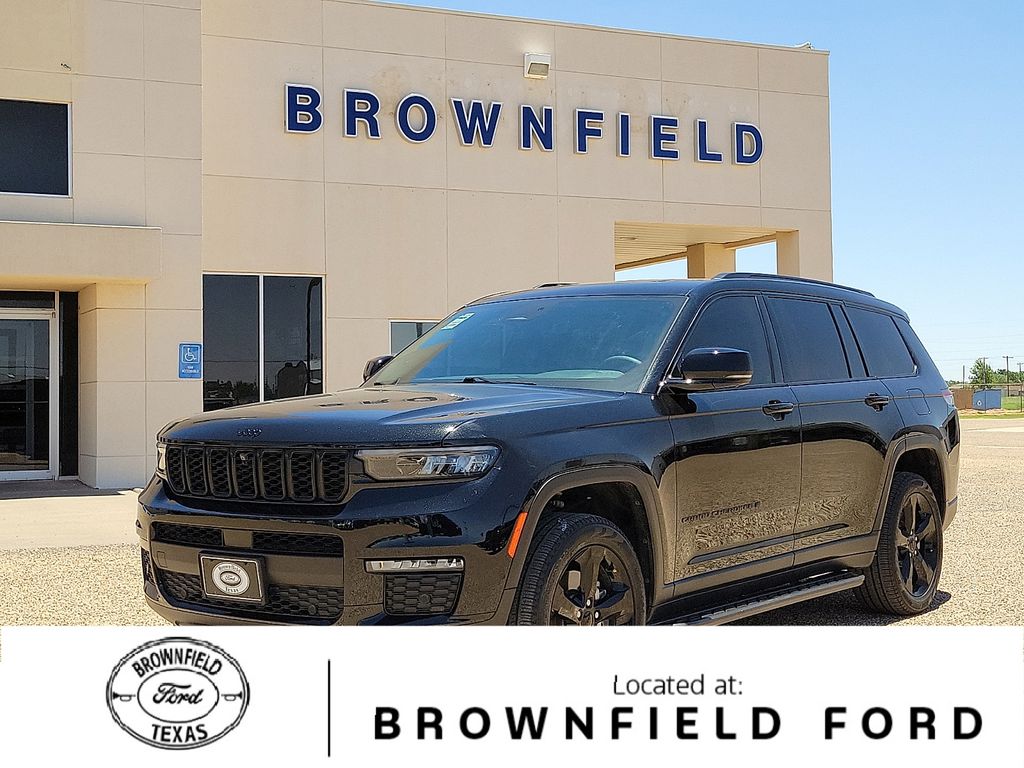 Diamond Black Crystal Pearlcoat 2024 Jeep Grand Cherokee L SUV / Crossover 4X2 8-Speed Automatic