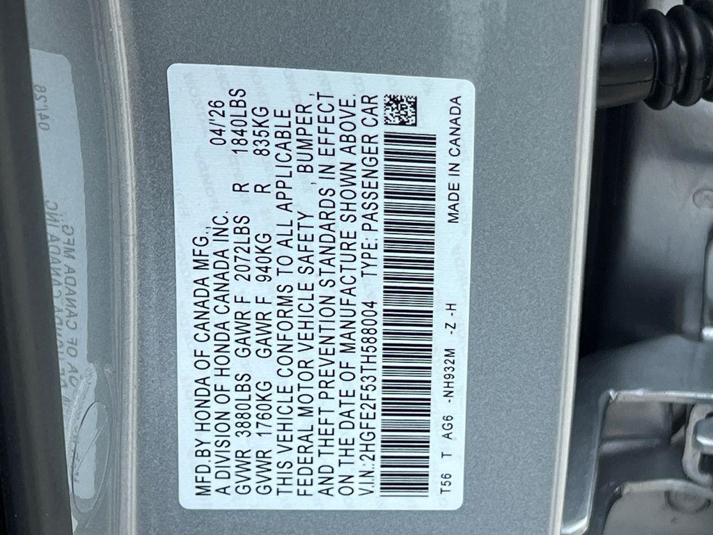 2026 Honda Civic Sedan Sport