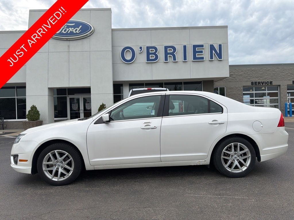 White Platinum Metallic Tri-Coat 2012 Ford Fusion SEL Sedan Front-Wheel Drive 6-Speed Automatic