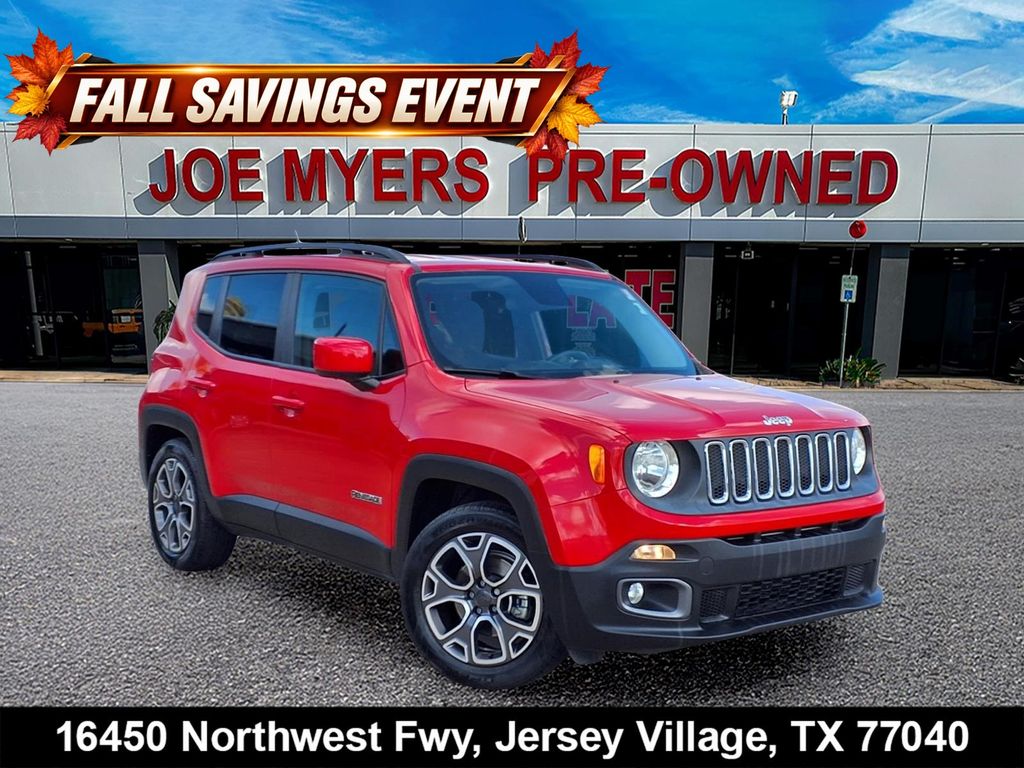 2015 Jeep Renegade Latitude Red at Shottenkirk Kia Fort Bend