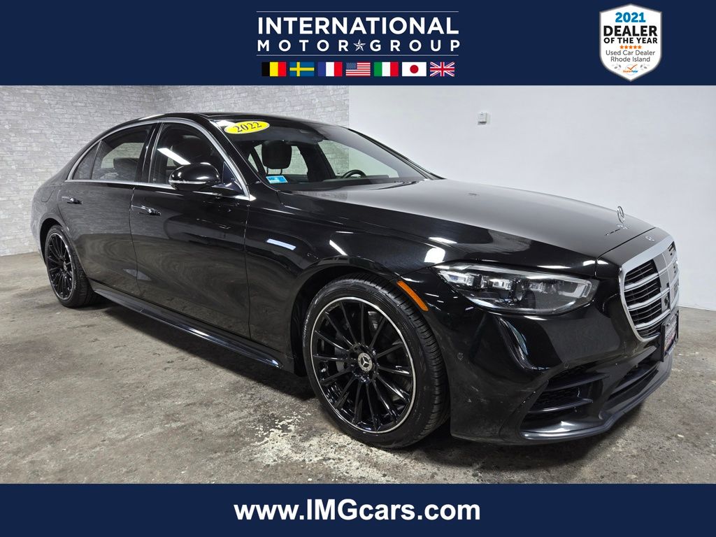 Obsidian Black Metallic 2022 Mercedes-Benz S-Class S 580 4MATIC AWD Sedan All-Wheel Drive 9-Speed Automatic