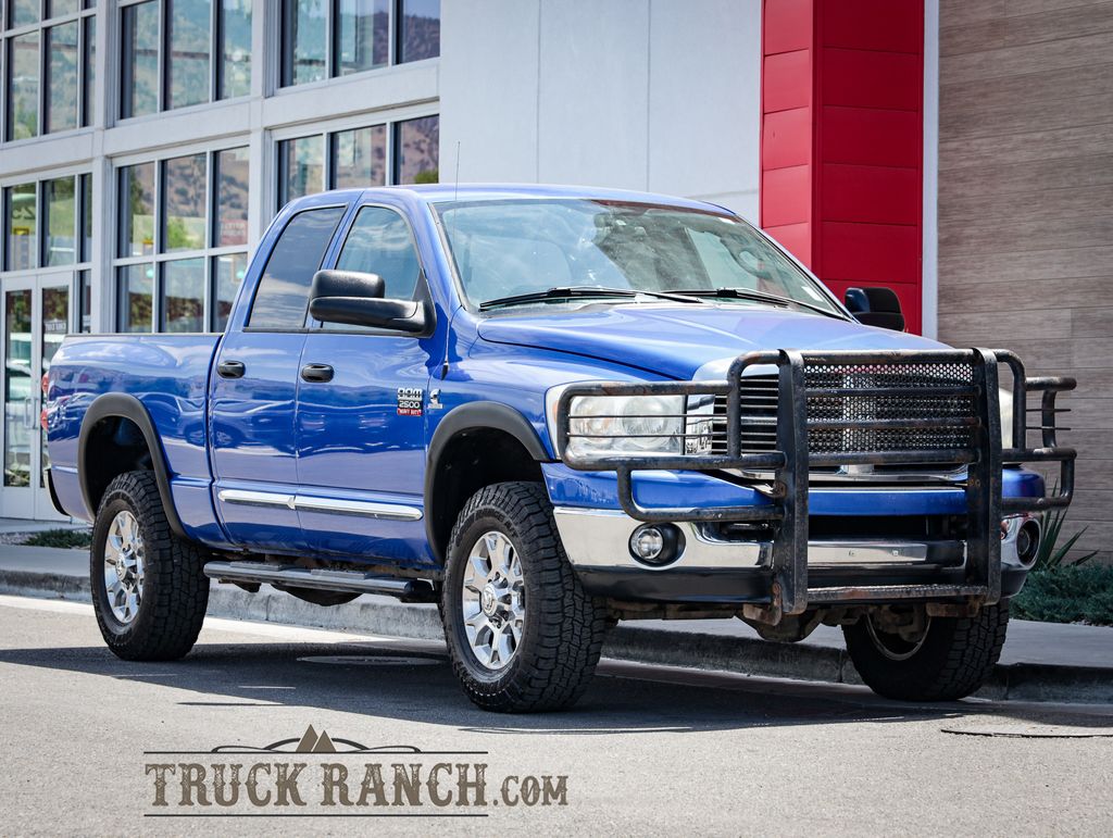 Electric Blue Pearlcoat 2009 Dodge RAM 2500 Pickup Truck Four-Wheel Drive 6-Speed Automatic
