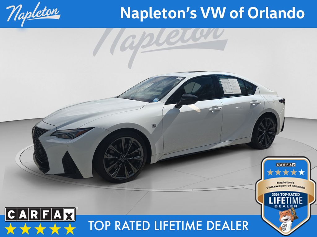 Ultra White 2025 Lexus IS Sedan Rear-Wheel Drive 8-Speed Automatic