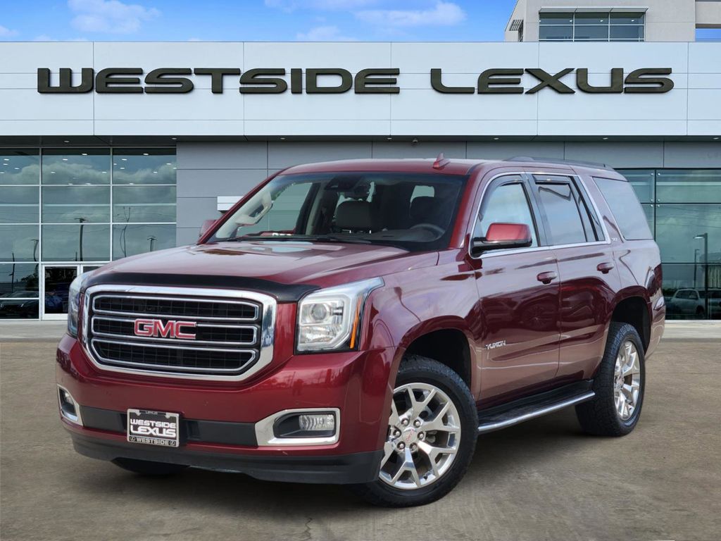 2017 GMC Yukon SLT Red at Bayway Cadillac of The Woodlands