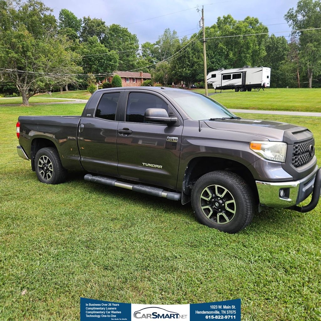 Magnetic Gray Metallic 2014 Toyota Tundra Pickup Truck Four-Wheel Drive 6-Speed Automatic Overdrive