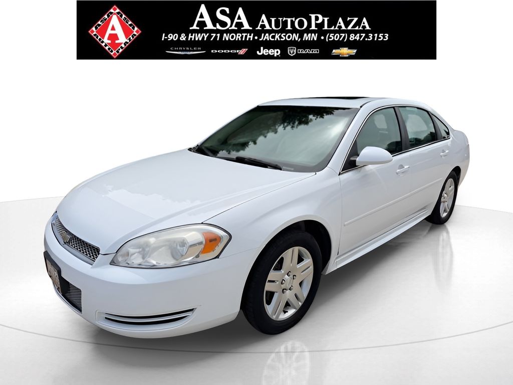 Summit White 2012 Chevrolet Impala LT Fleet FWD Sedan Front-Wheel Drive 6-Speed Automatic Overdrive