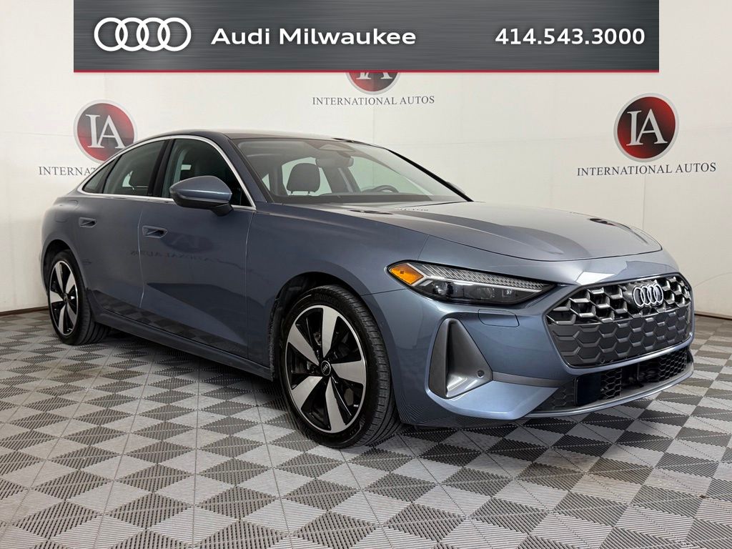 Horizon Blue Metallic 2025 Audi A5 Sedan All-Wheel Drive 7-Speed Automatic