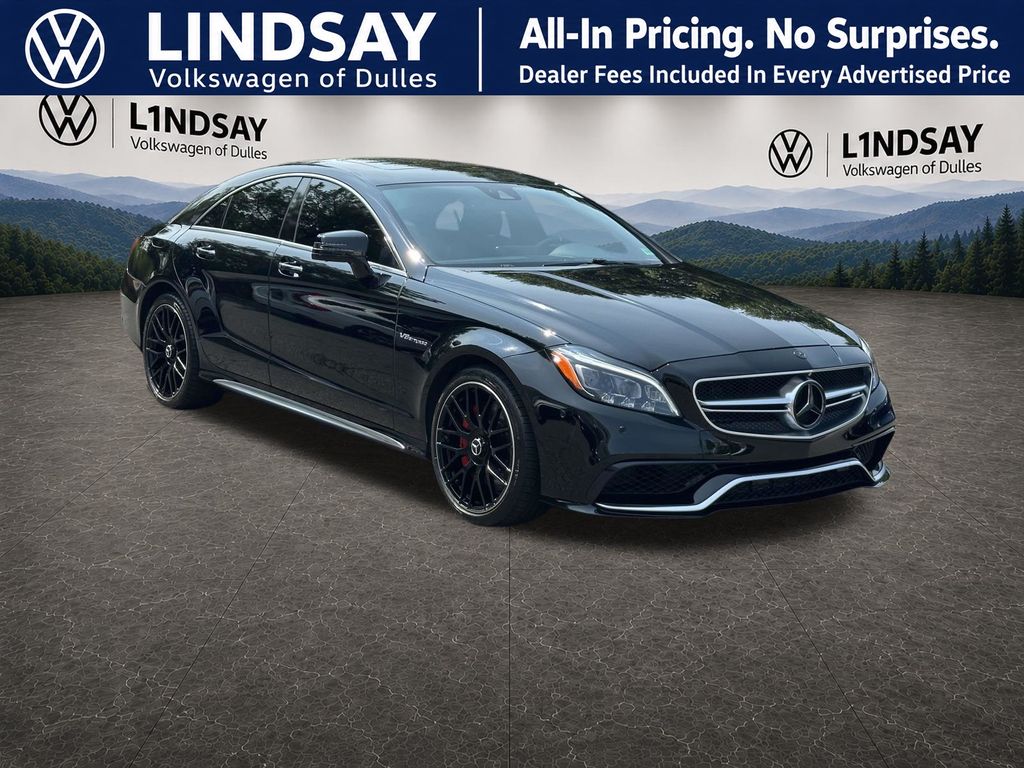 Obsidian Black Metallic 2015 Mercedes-Benz CLS Sedan All-Wheel Drive 7-Speed Automatic