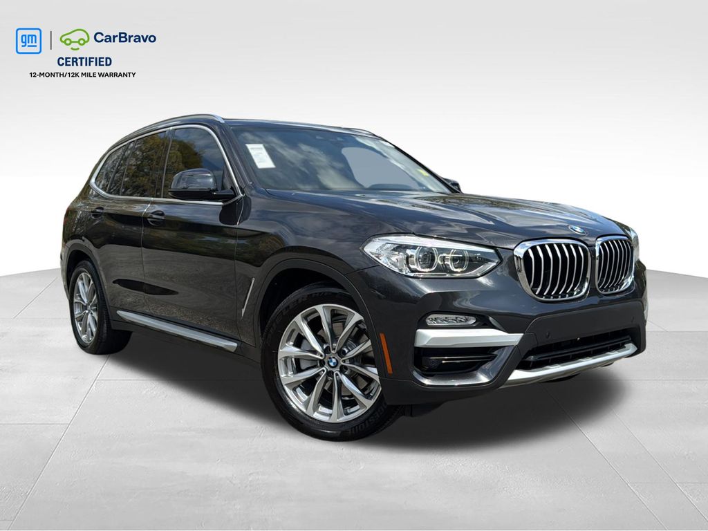 Gray (Dark Graphite Metallic) 2019 BMW X3 sDrive30i RWD SUV / Crossover Rear-Wheel Drive 8-Speed Automatic