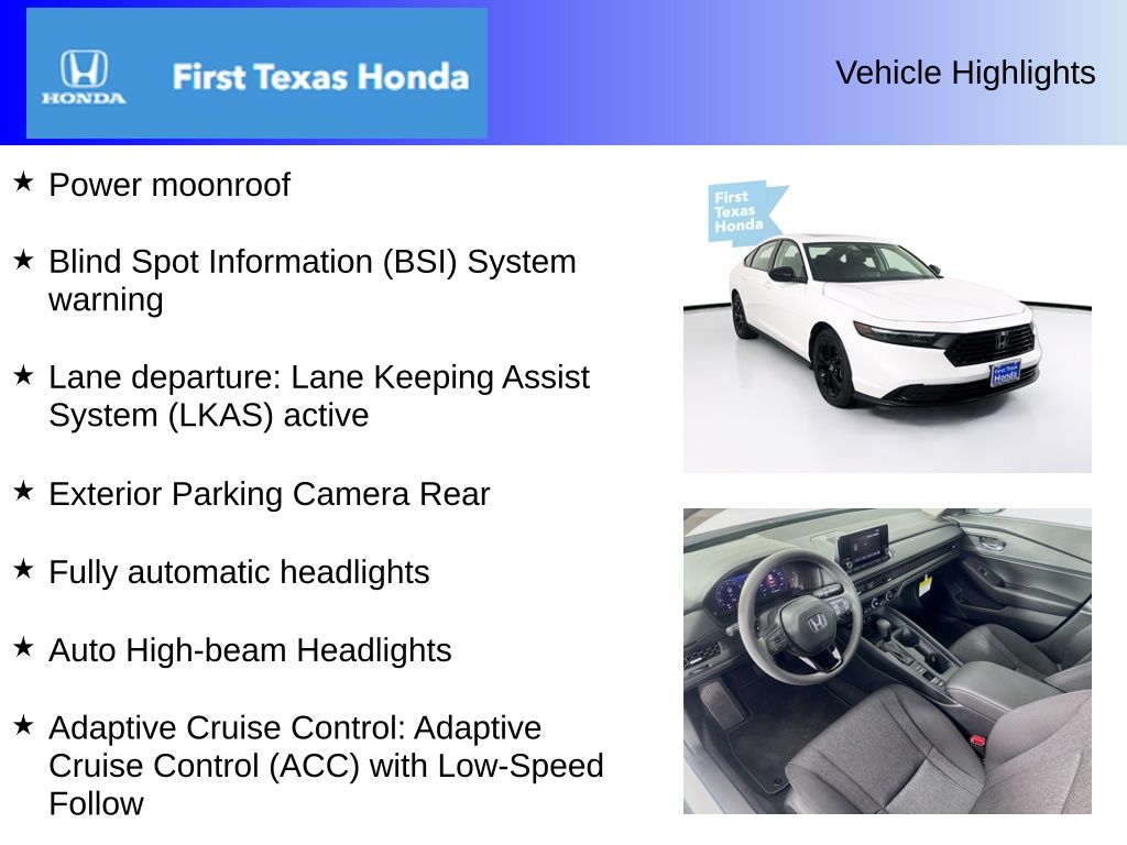 Used Car 2025 Honda Accord  Se For Sale Under $30,000 In Austin, Texas